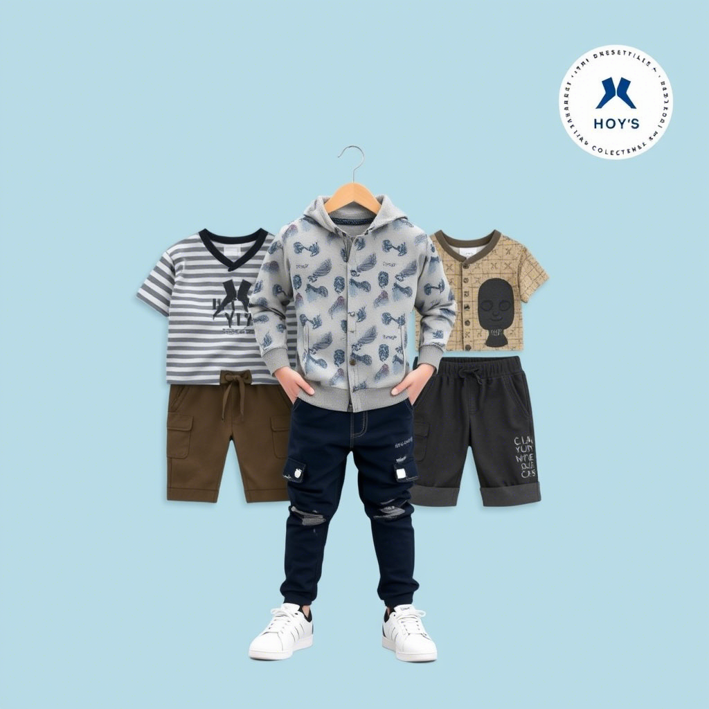 Boys clothing wholesale suppliers showcasing their latest kids apparel collection