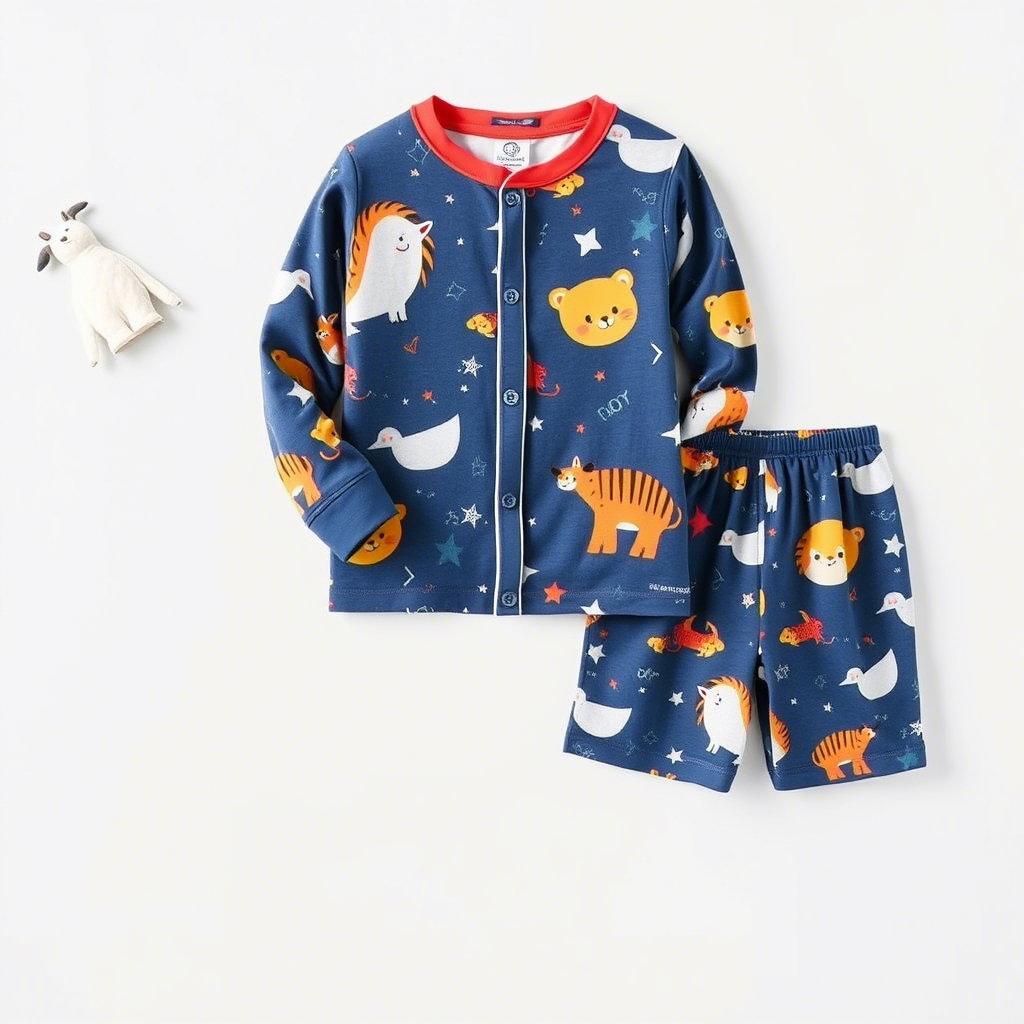 Boys sleepwear wholesale with fun animal designs