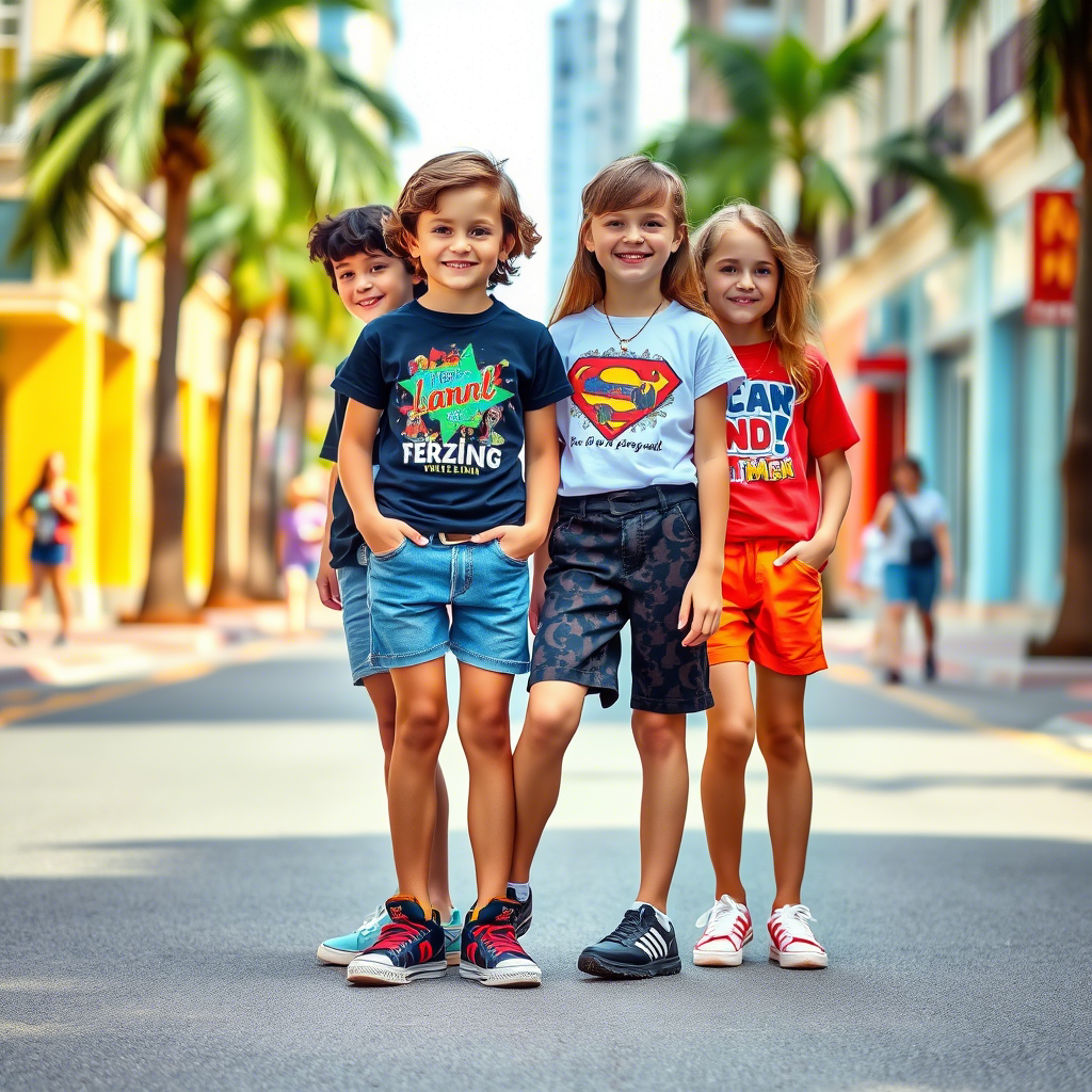 Boys and Girls Shorts and T Shirts for Summer