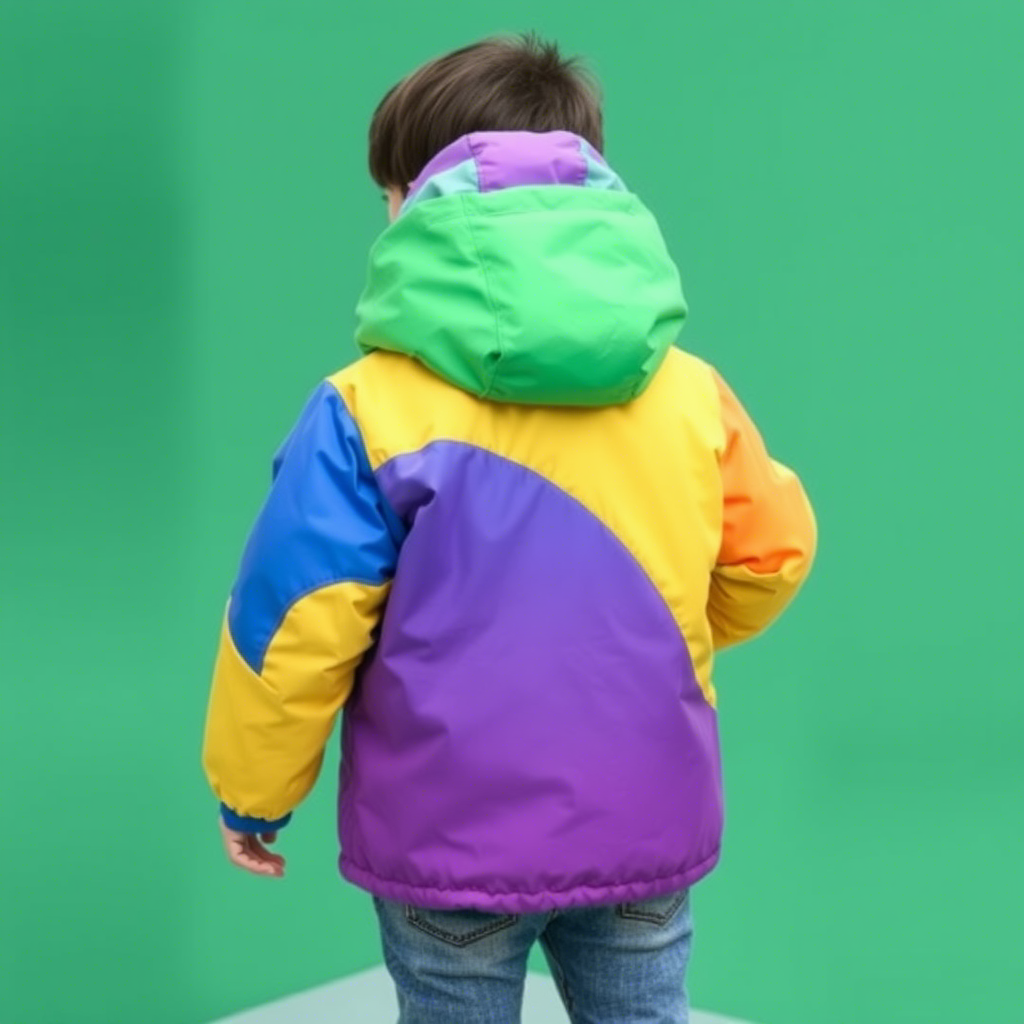 Colorful kids coats and jackets wholesale warehouse