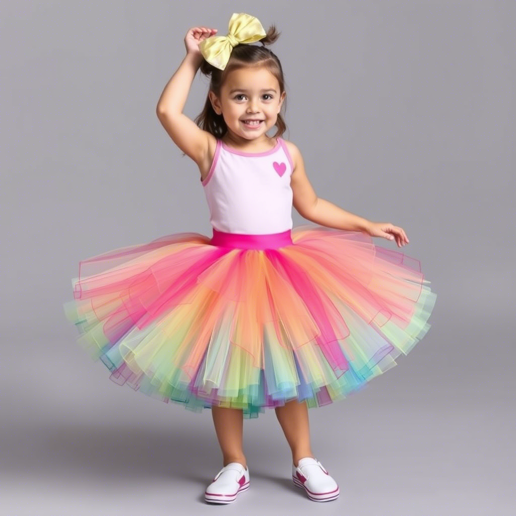 Colorful tutu skirts for young girls, great for dance and play