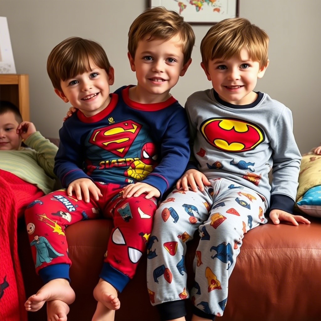 Cozy kids’ pajamas with favorite superheroes and animals