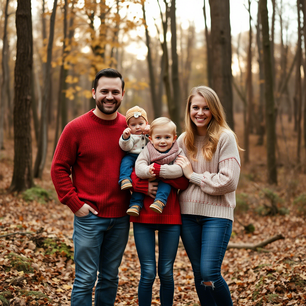 Family Matching Outfits For Fall Pictures