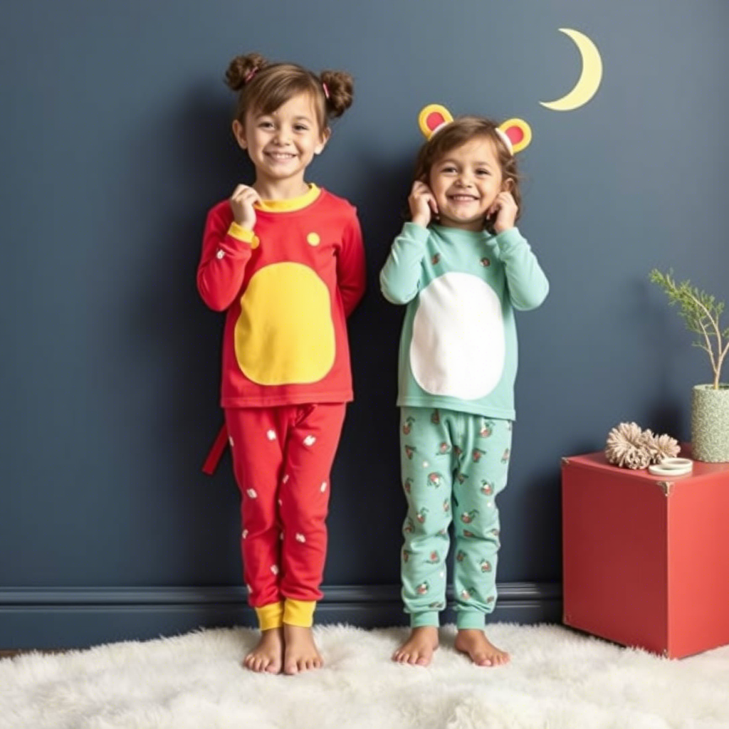 Cute animal themed pajamas for kids to have a good night’s sleep
