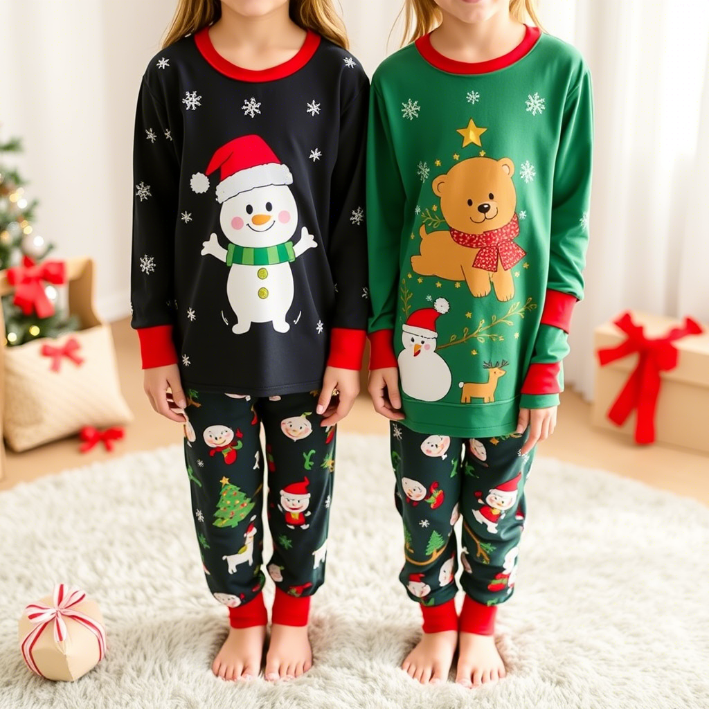 Kids Christmas Pajamas Wholesale Clothing Manufacturers