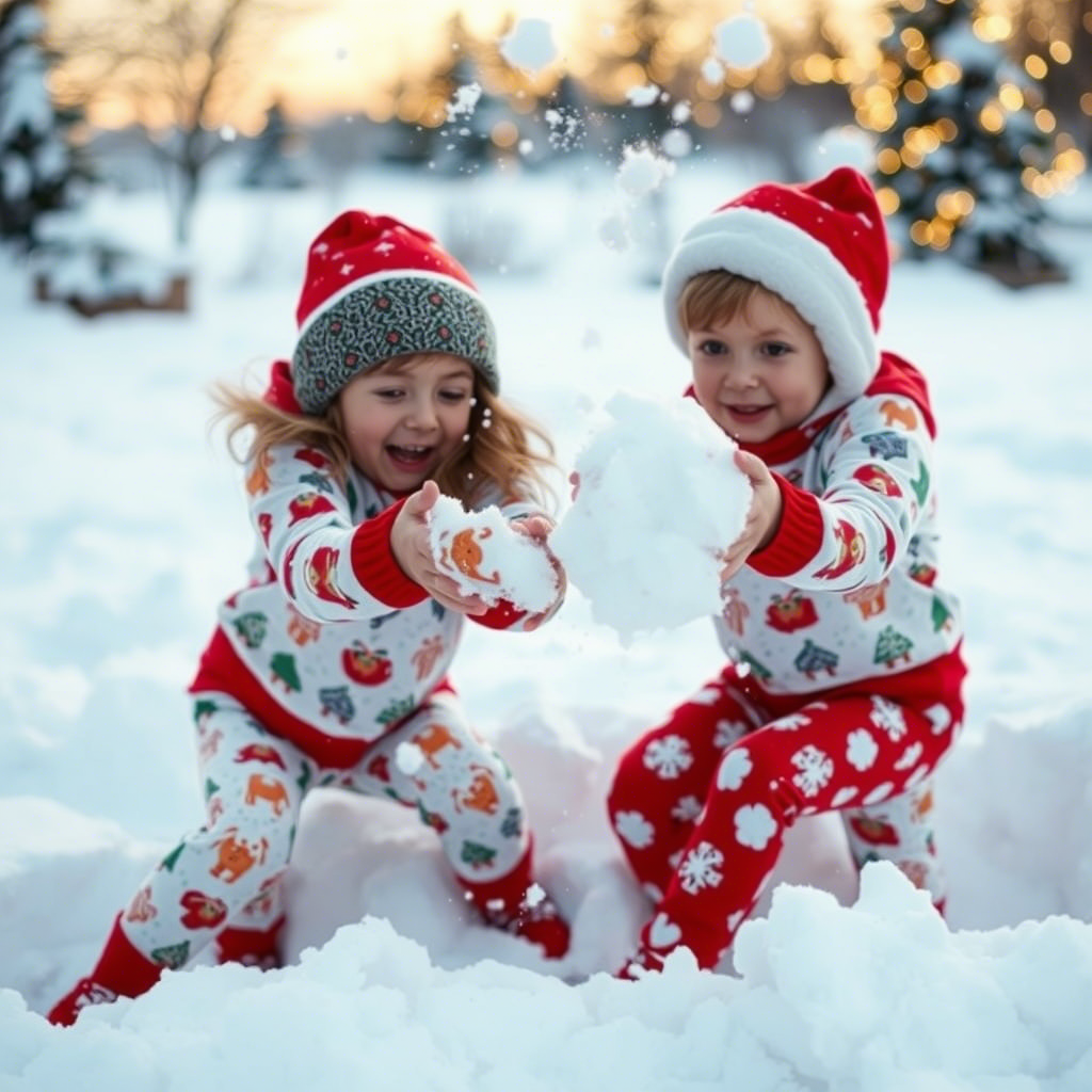 Kids Christmas Pajamas for Boys and Girls Matching