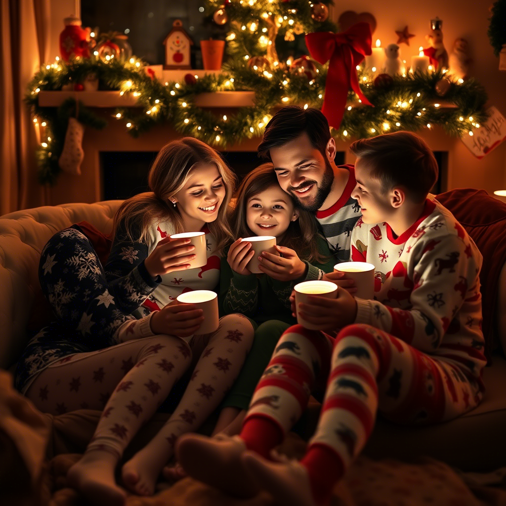 Kids Christmas Pajamas for Family Matching Fun