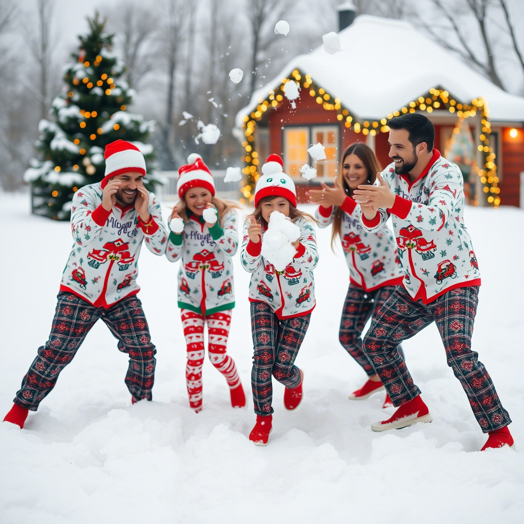Kids Christmas Pajamas and Sleepwear for Family