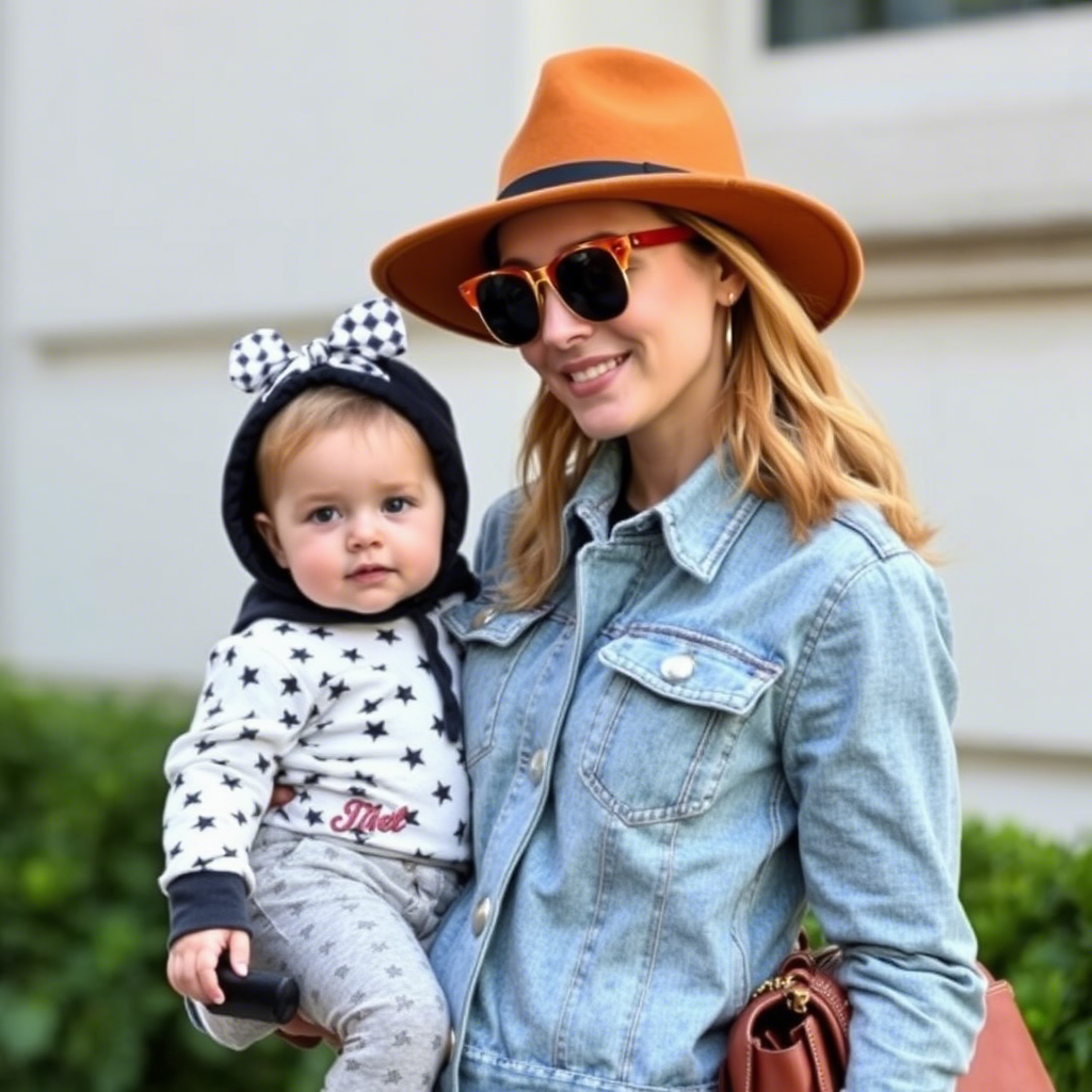 Famous parents dressing their babies in trendy, high-end clothing
