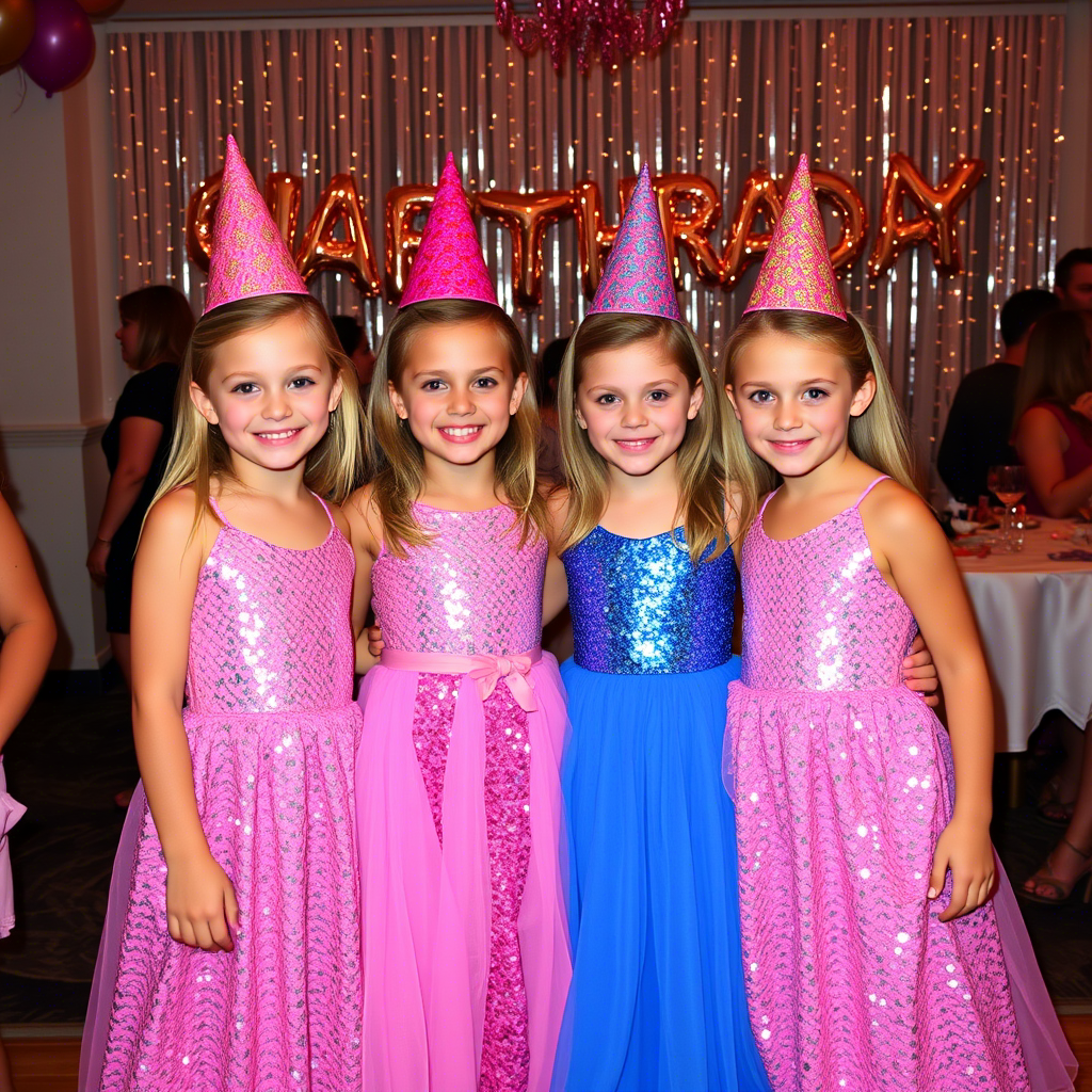 2. Girls Dresses and Skirts with Sequins for Kids Clothing