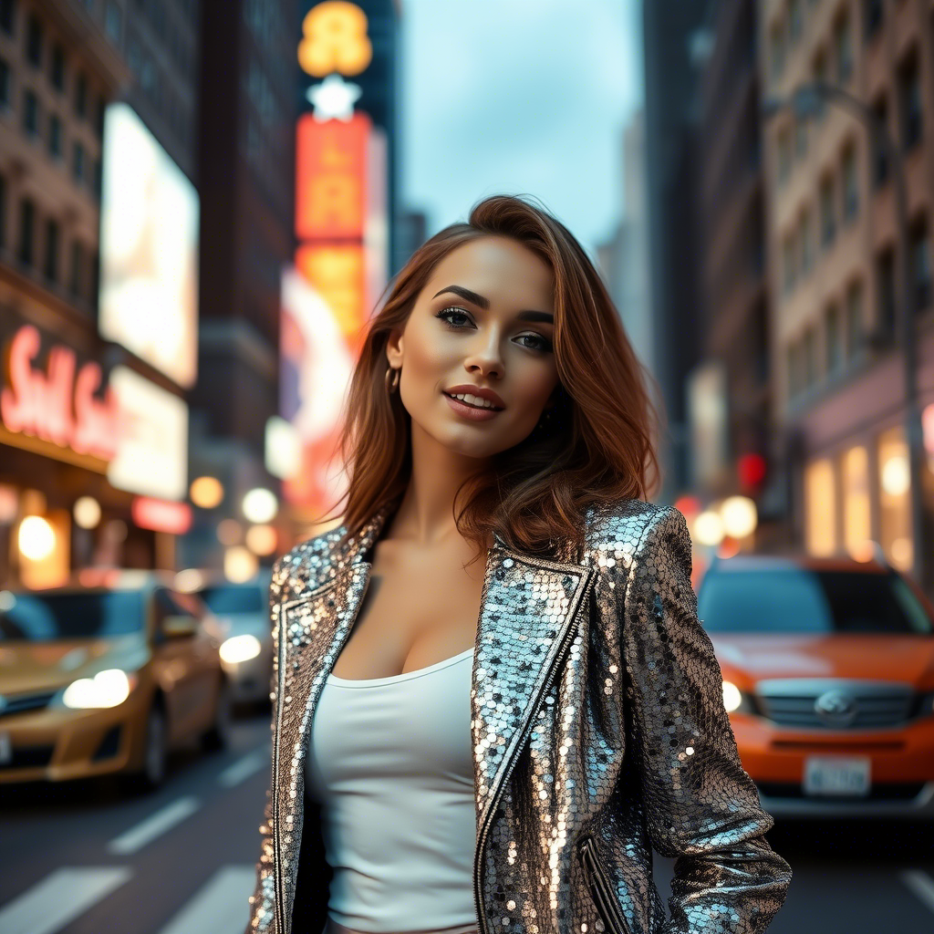 Girls Sequined Jackets and Coats