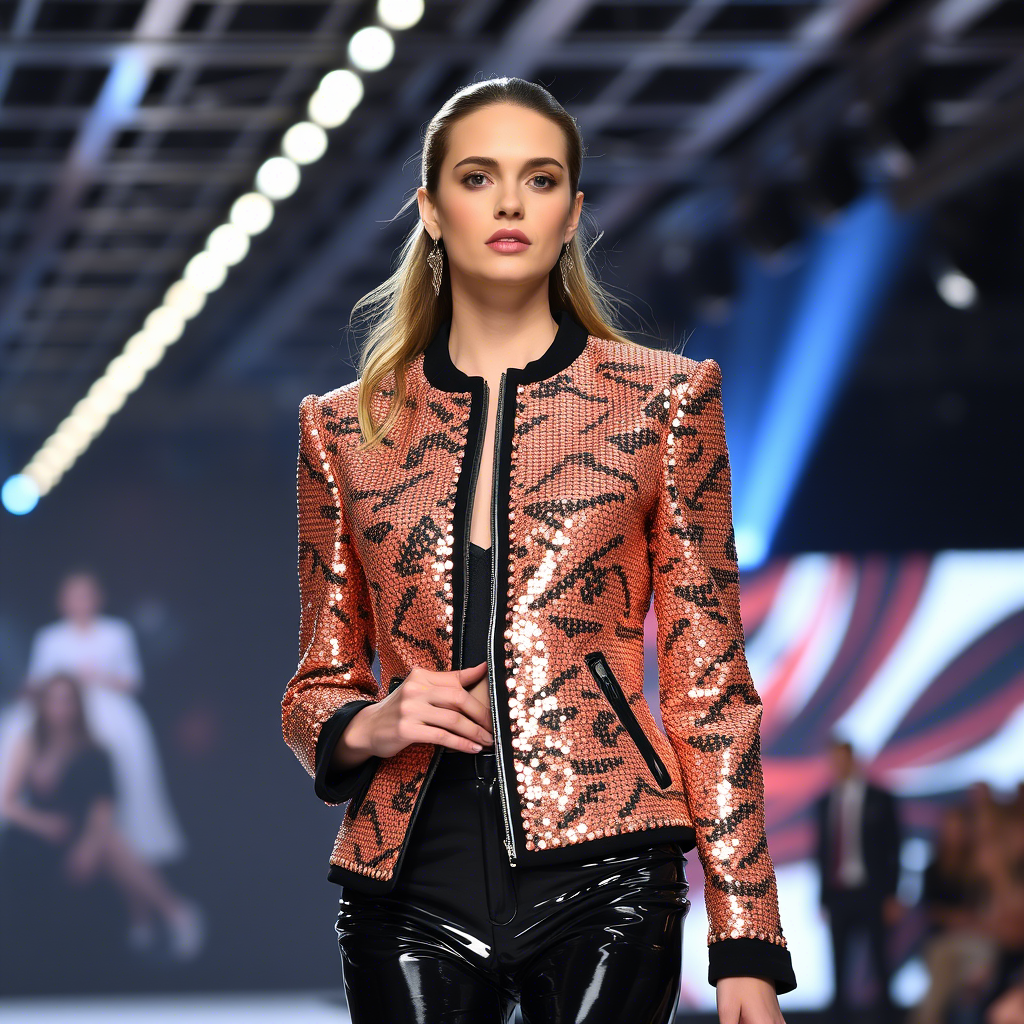 Girls Sequined Jackets and Coats Fashion