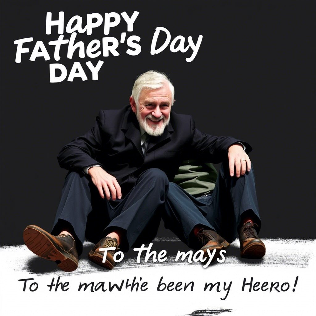 “Happy Father’s Day to the man who’s been my hero”