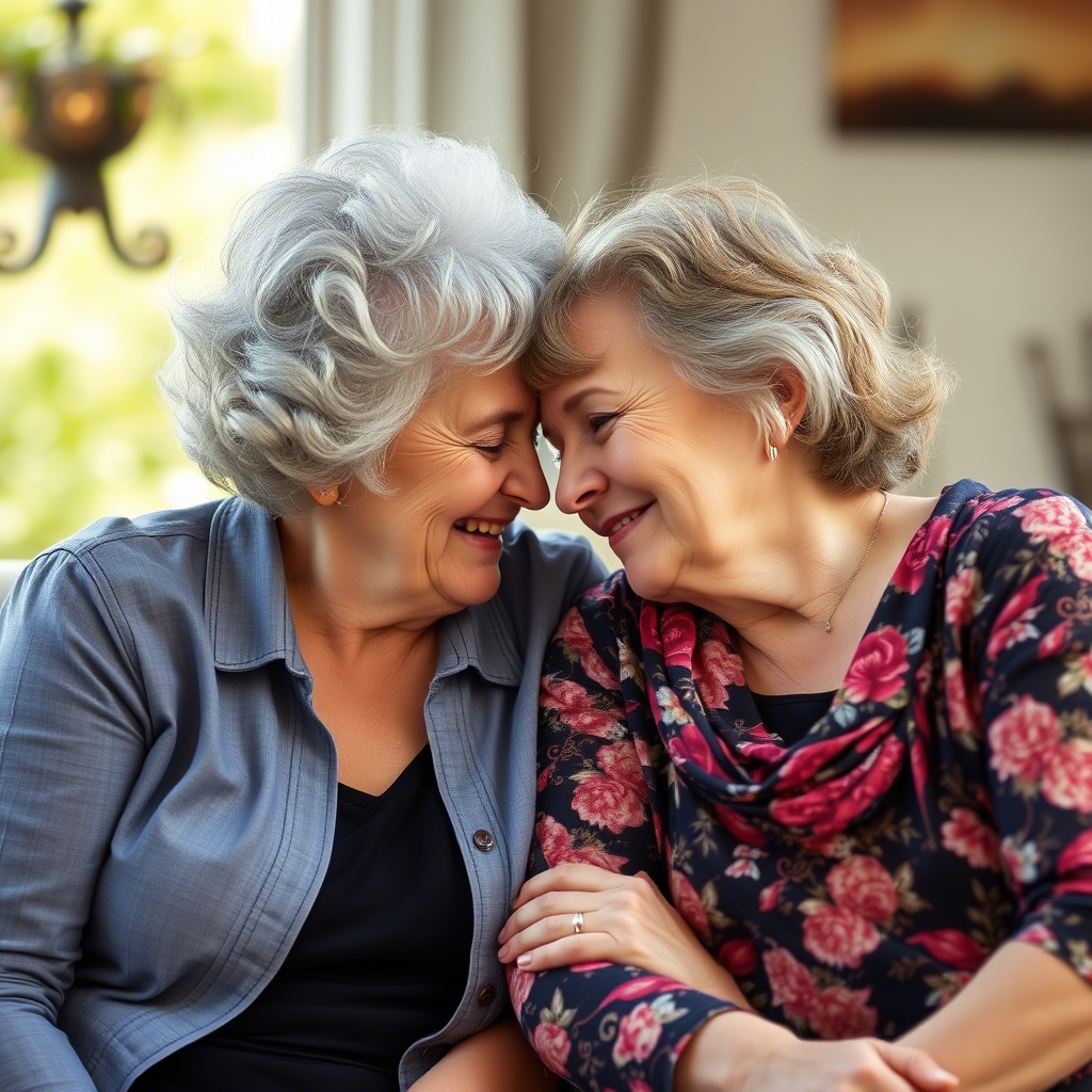 Intergenerational women bonding over shared love