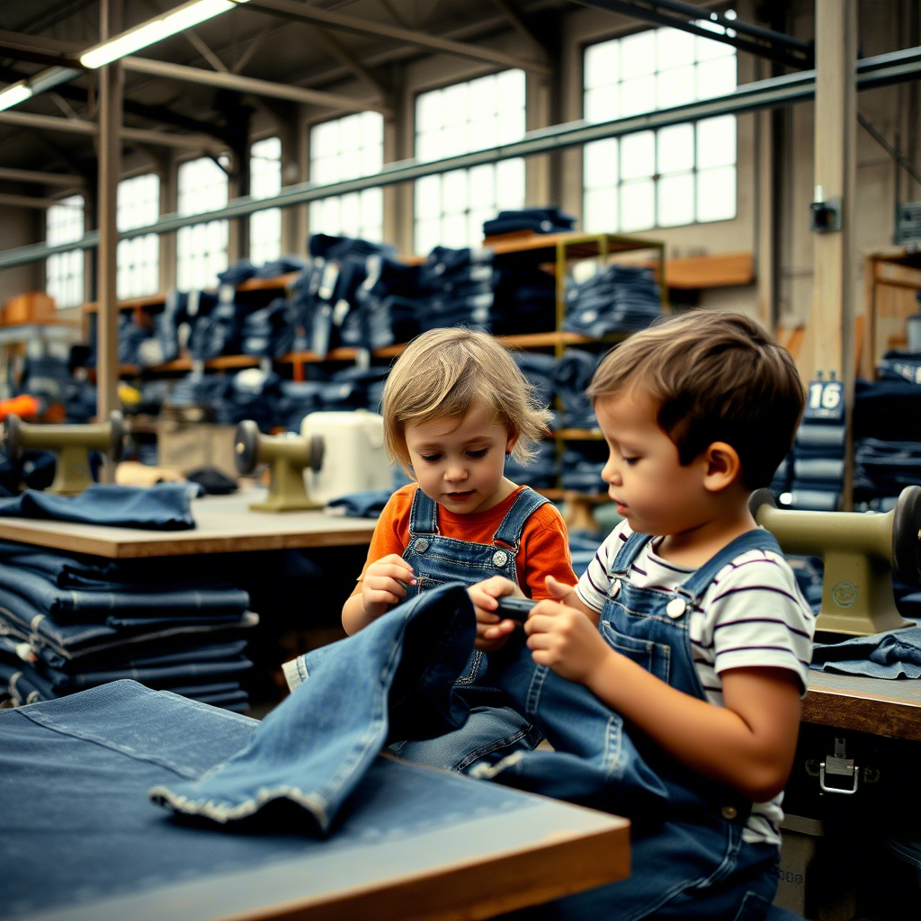 8. Kids Jeans Denim Clothing Manufacturers