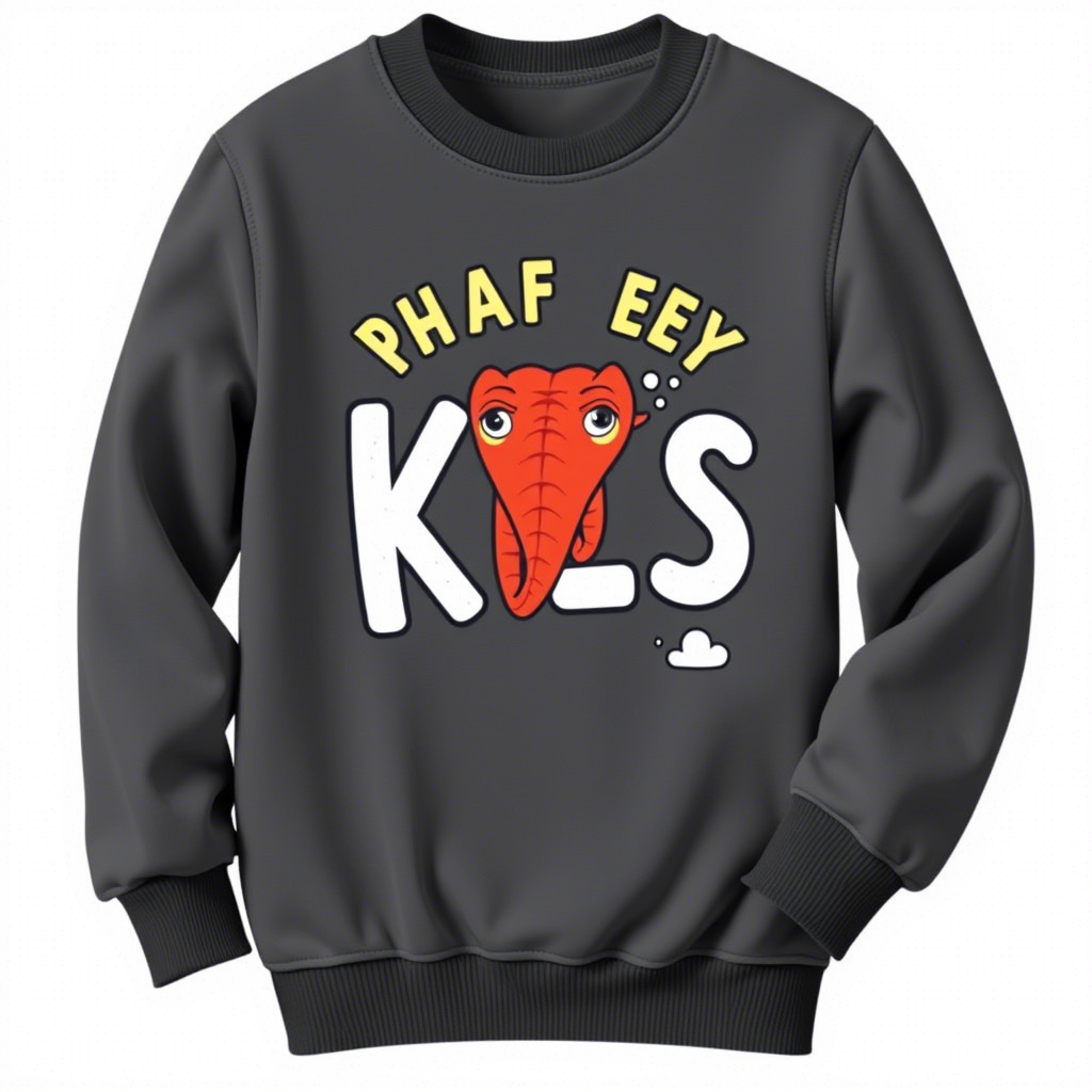 Kids sweatshirt with fun designs and bold graphics for wholesale