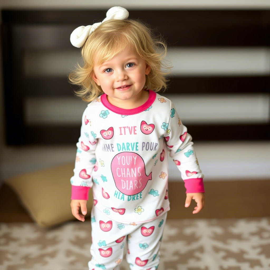 Kids wearing adorable sleepwear with fun designs