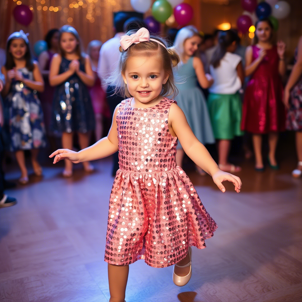 Girls Sequin Dresses for Kids Party Wear