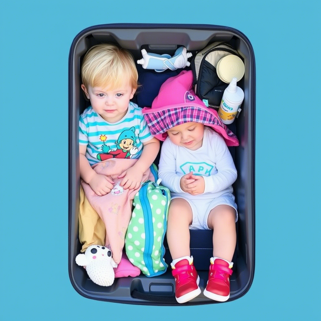 Packing essentials for toddlers on a spring family trip