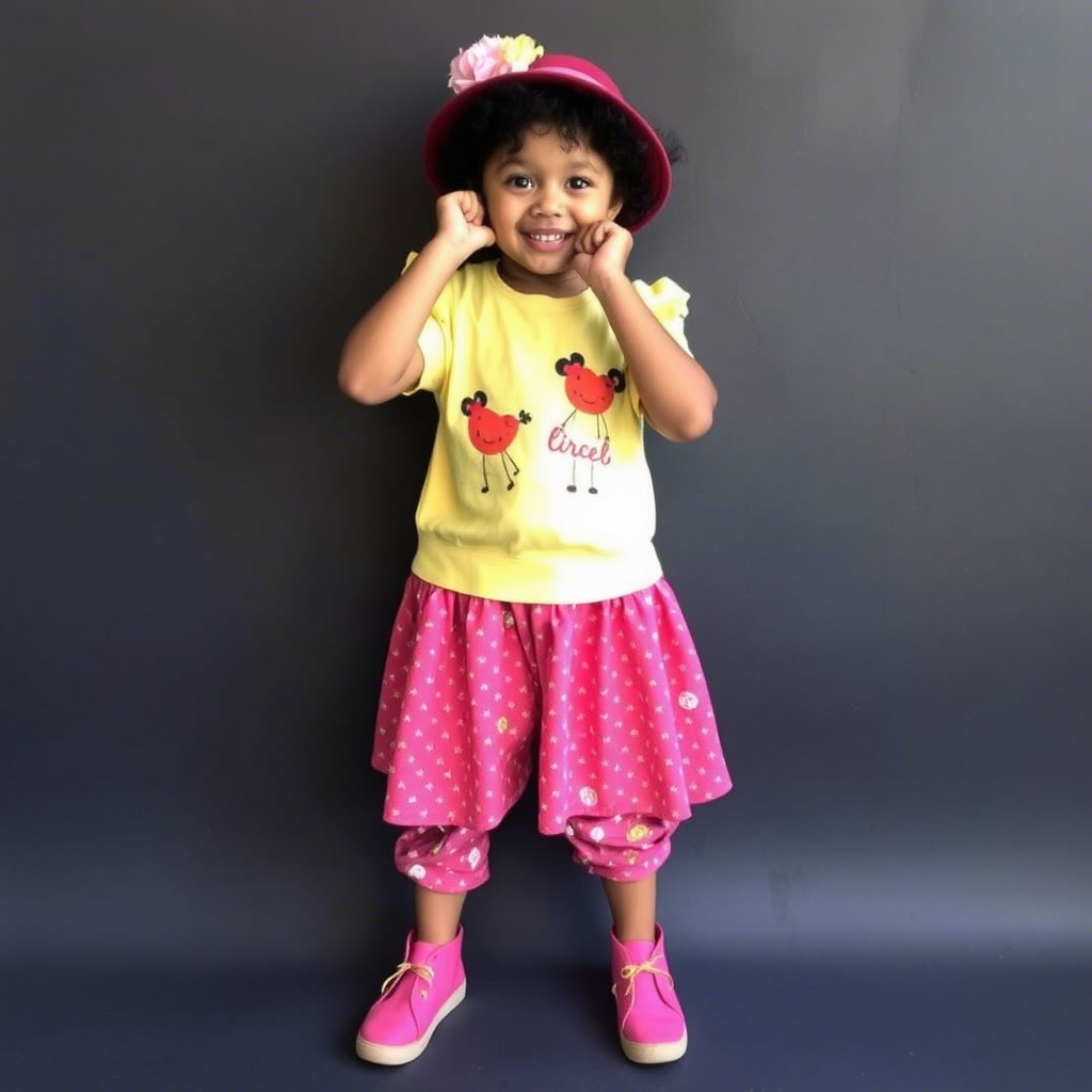Playful designs on adorable kids’ outfits from custom clothing makers