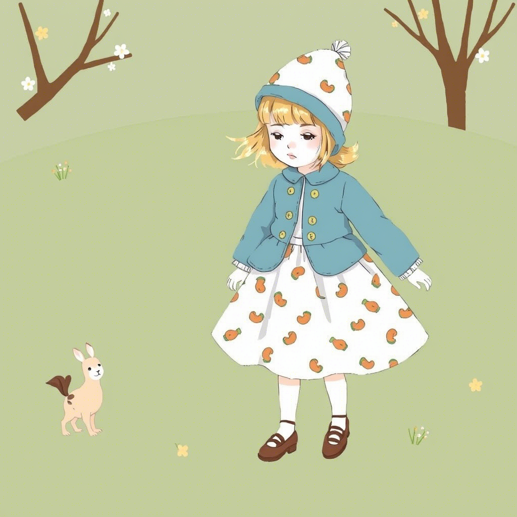 Playful illustrations on bespoke children’s apparel for boutiques