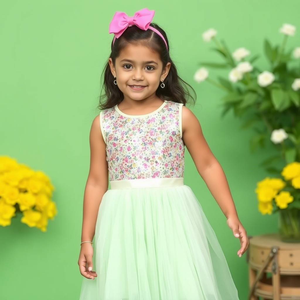 Sequined outfits for girls, a colorful kids fashion collection