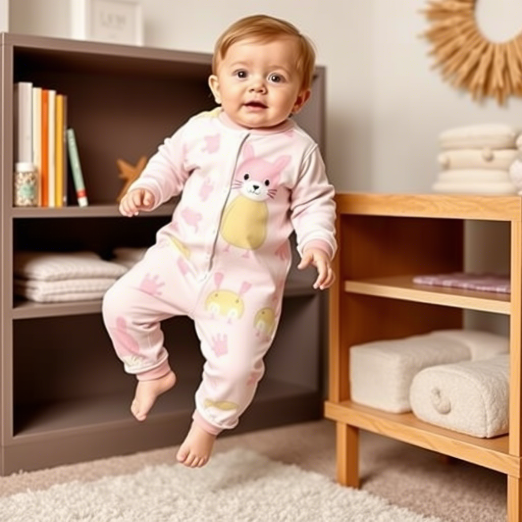 Soft pastel colored baby pajamas with cute animal designs