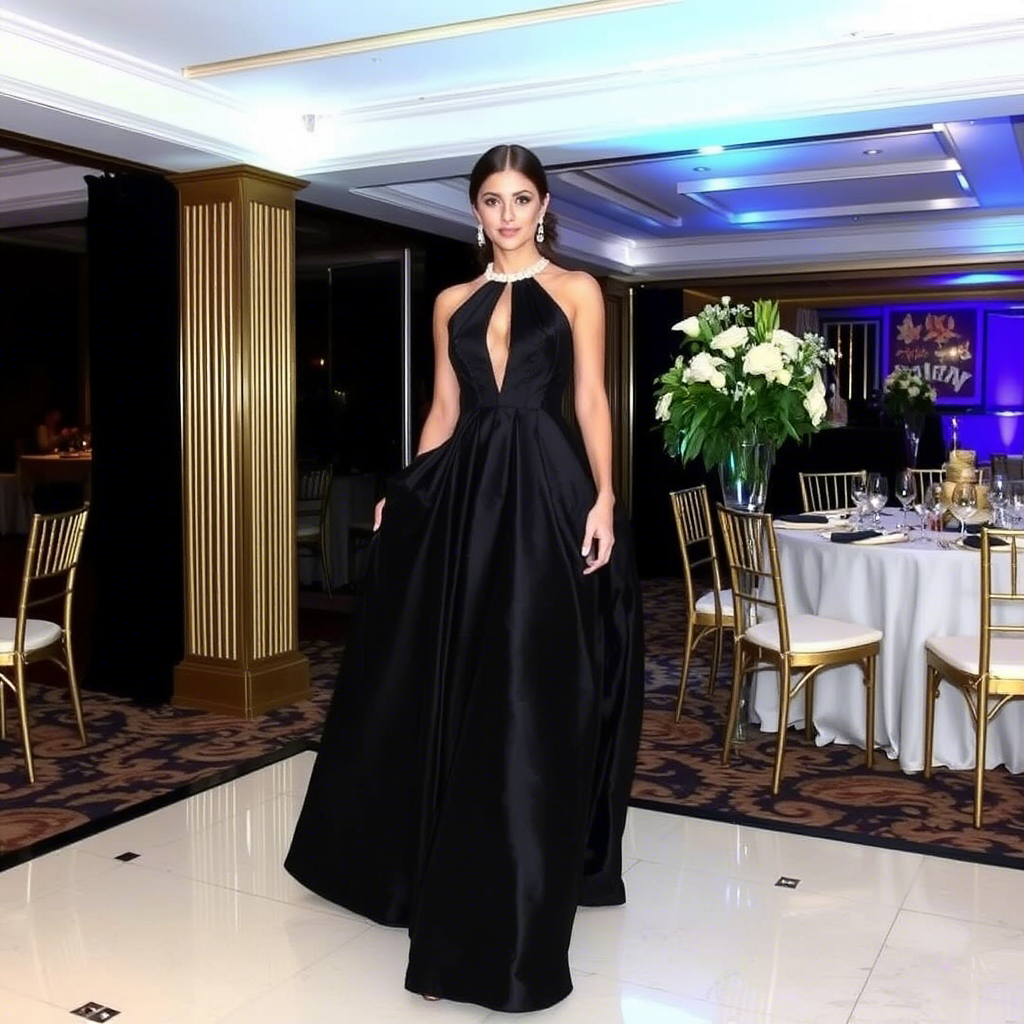 Sophisticated ball gown for luxurious formal gala