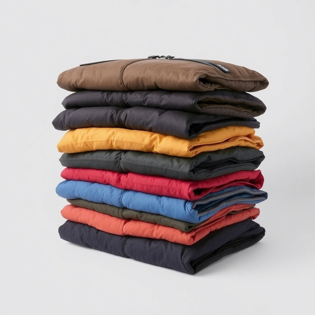 Stack of boys jackets and coats for wholesale sale