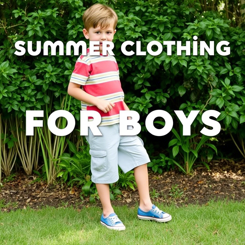 Summer clothing for boys, comfortable shorts and pants for outdoor activities