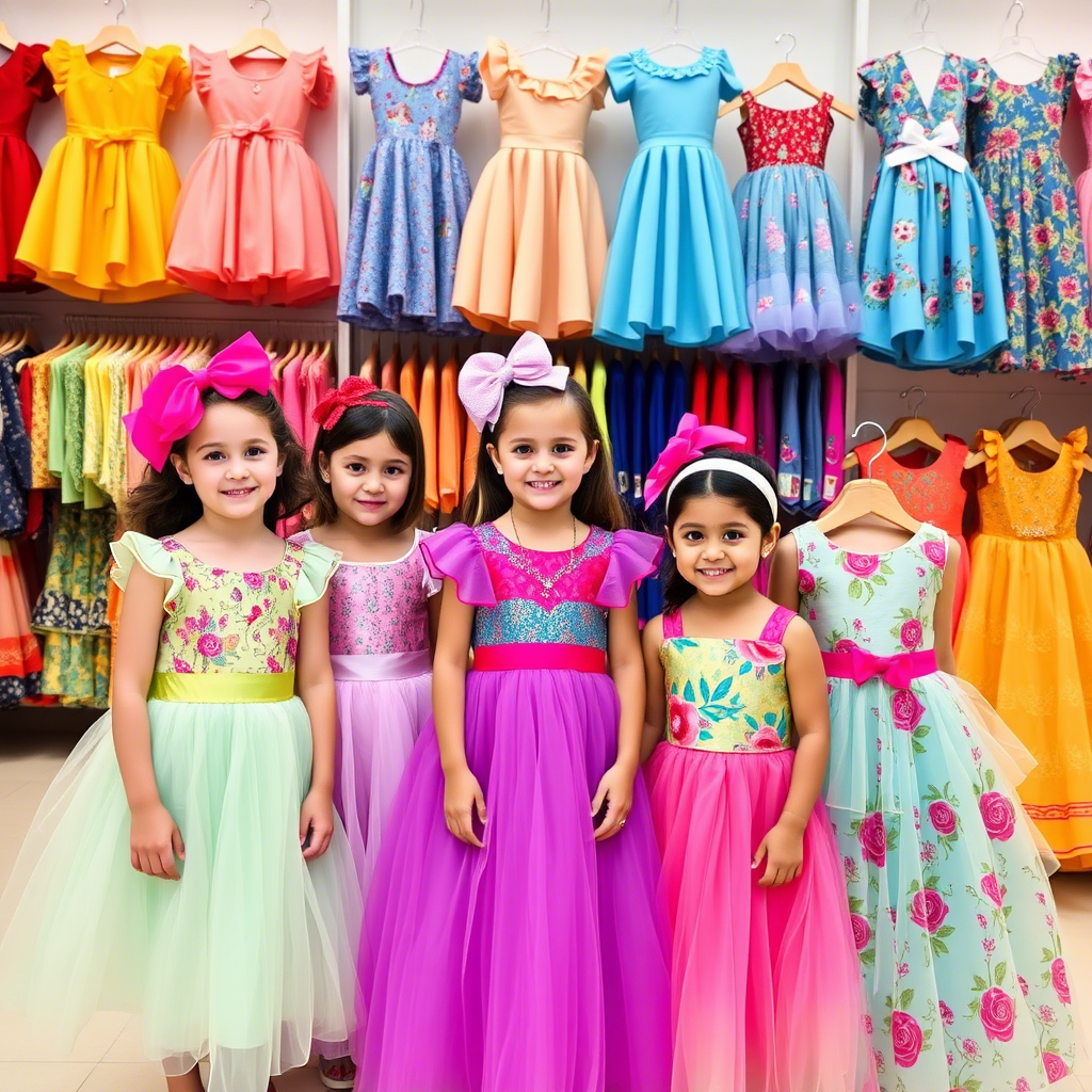 1. Kids Clothing Wholesale Suppliers for Girls Dresses and Boys Shirts