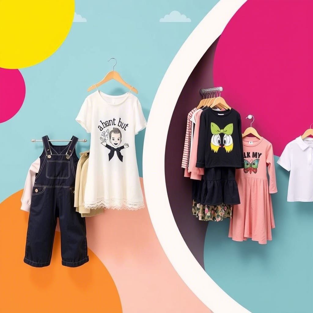 Vibrant children’s fashion clothing bulk suppliers showcase