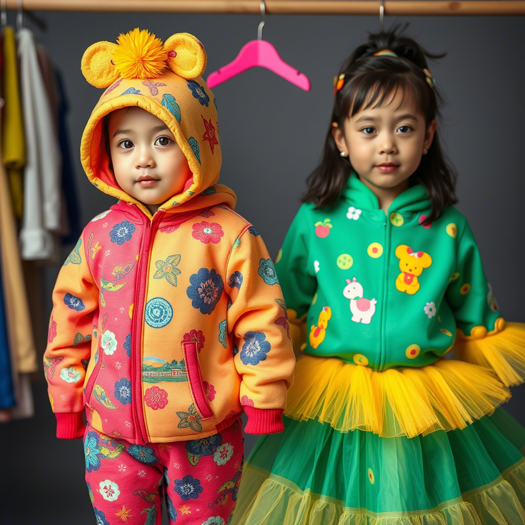 Vibrant colors and patterns on children’s apparel from China manufacturers