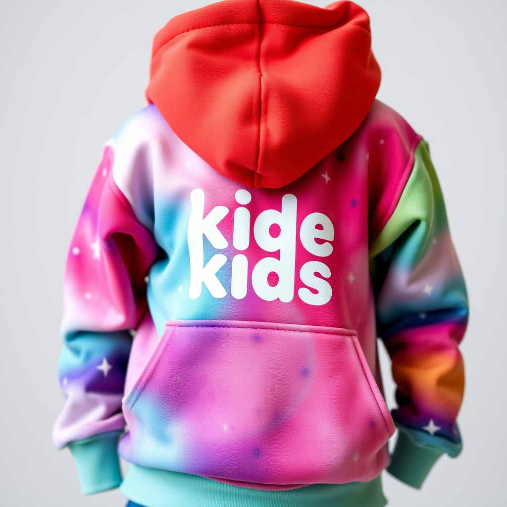 Vibrant colors on custom kids’ hoodies for winter wear