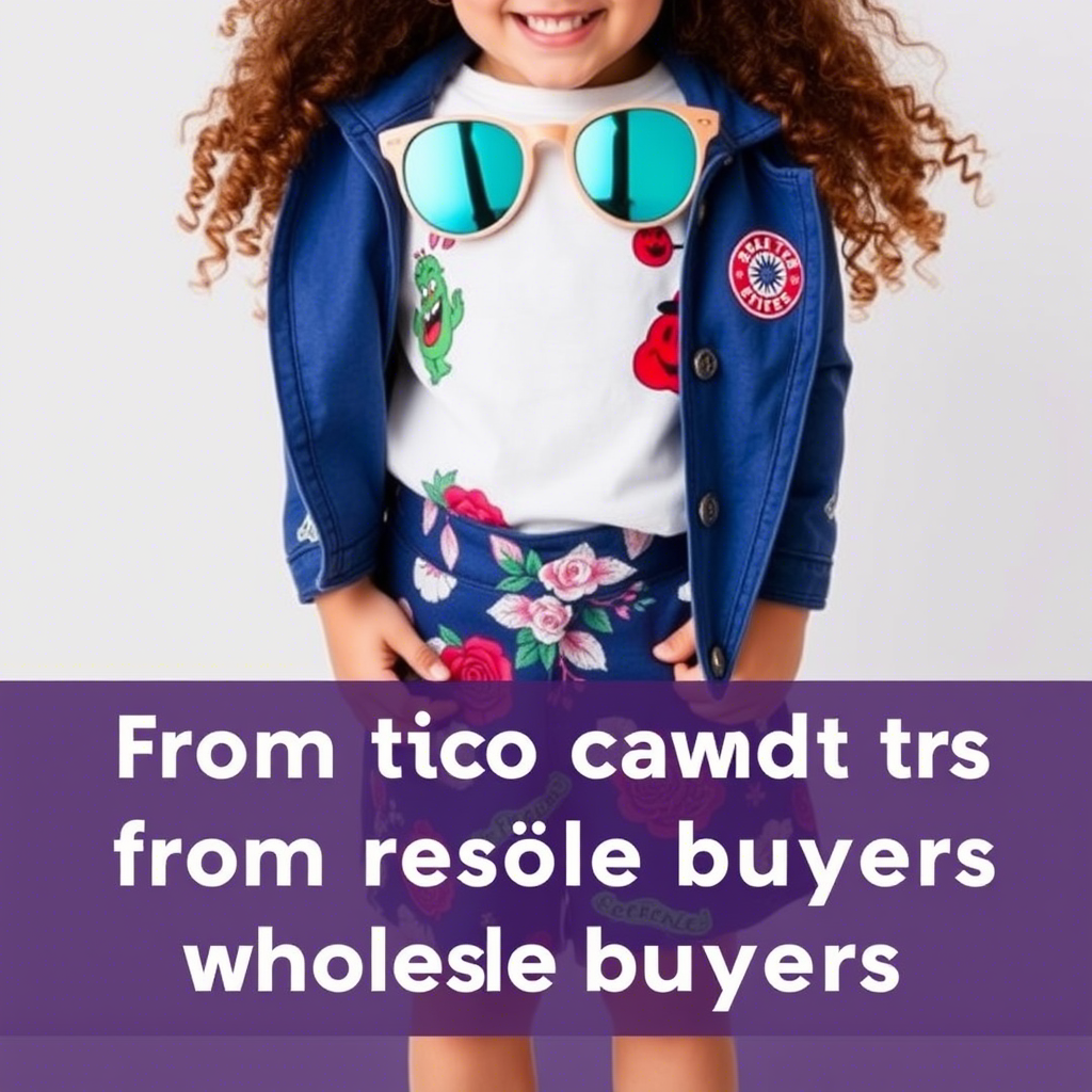 Vibrant kids’ fashion from top brands, ideal for wholesale buyers