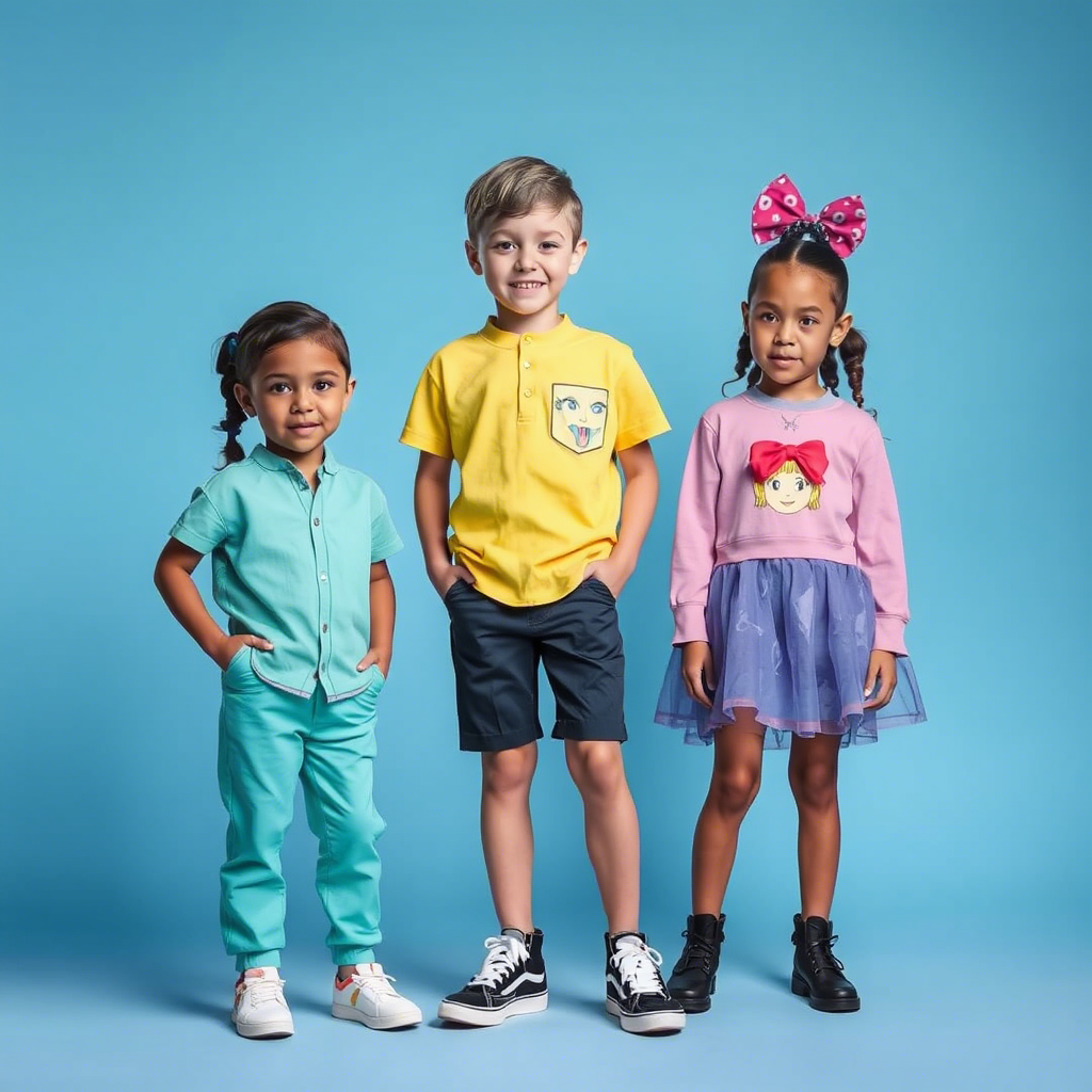 Vibrant kids wear collection for wholesale suppliers showcase