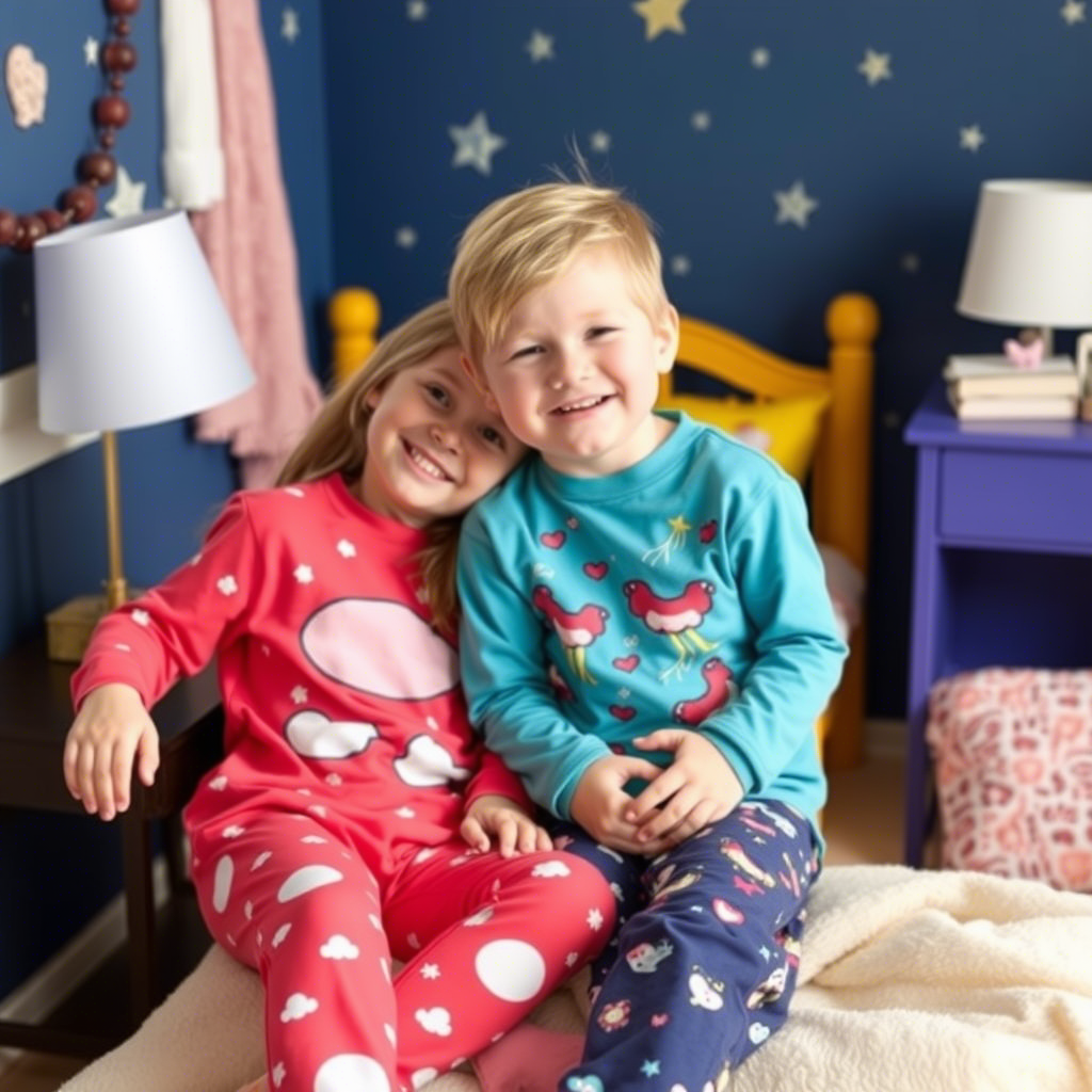 Vibrant sleepwear for kids with fun designs and comfortable fabrics