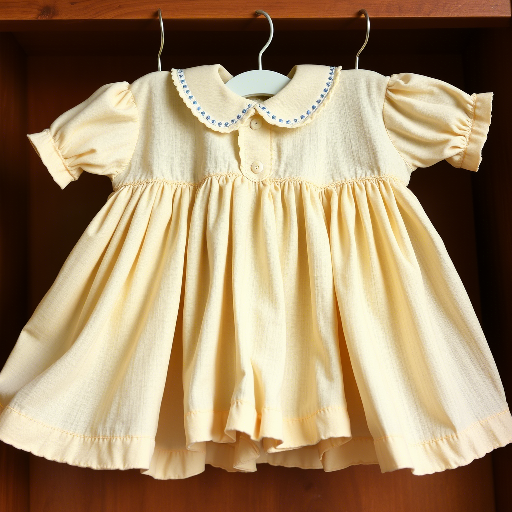 Vintage baby clothes, a nostalgic reminder of cherished memories