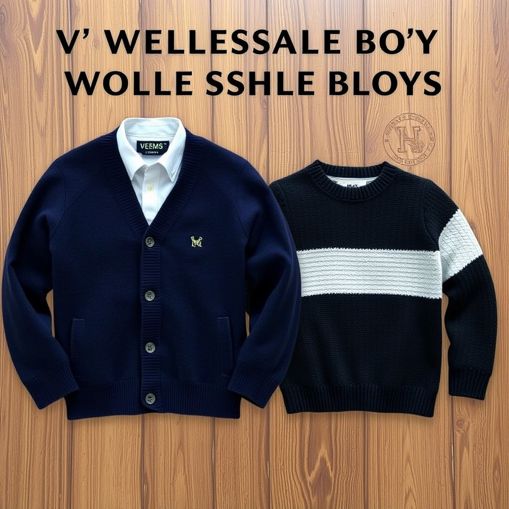 Wholesale boys cardigan and sweater bundle deal