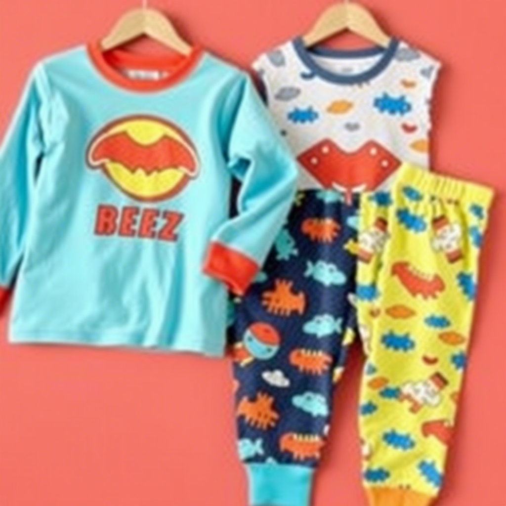 Wholesale boys’ sleepwear with fun designs and vibrant colors