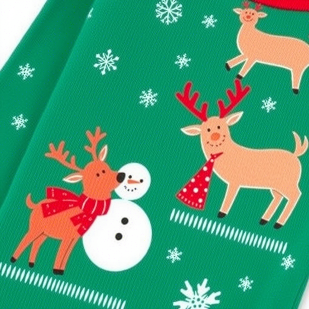 Wholesale Christmas kids’ PJs with snowman and reindeer designs