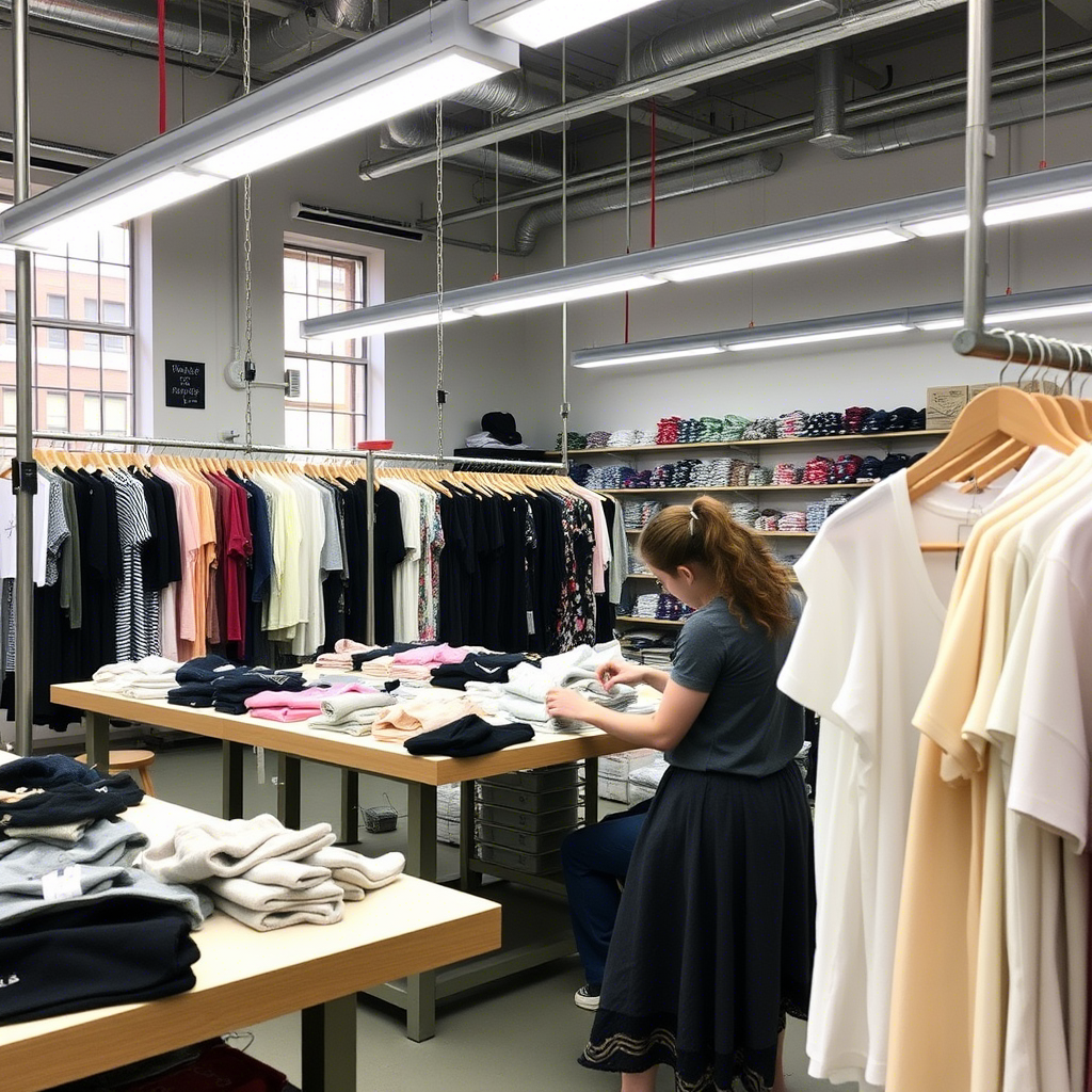 Wholesale kids’ apparel production in New York City studio