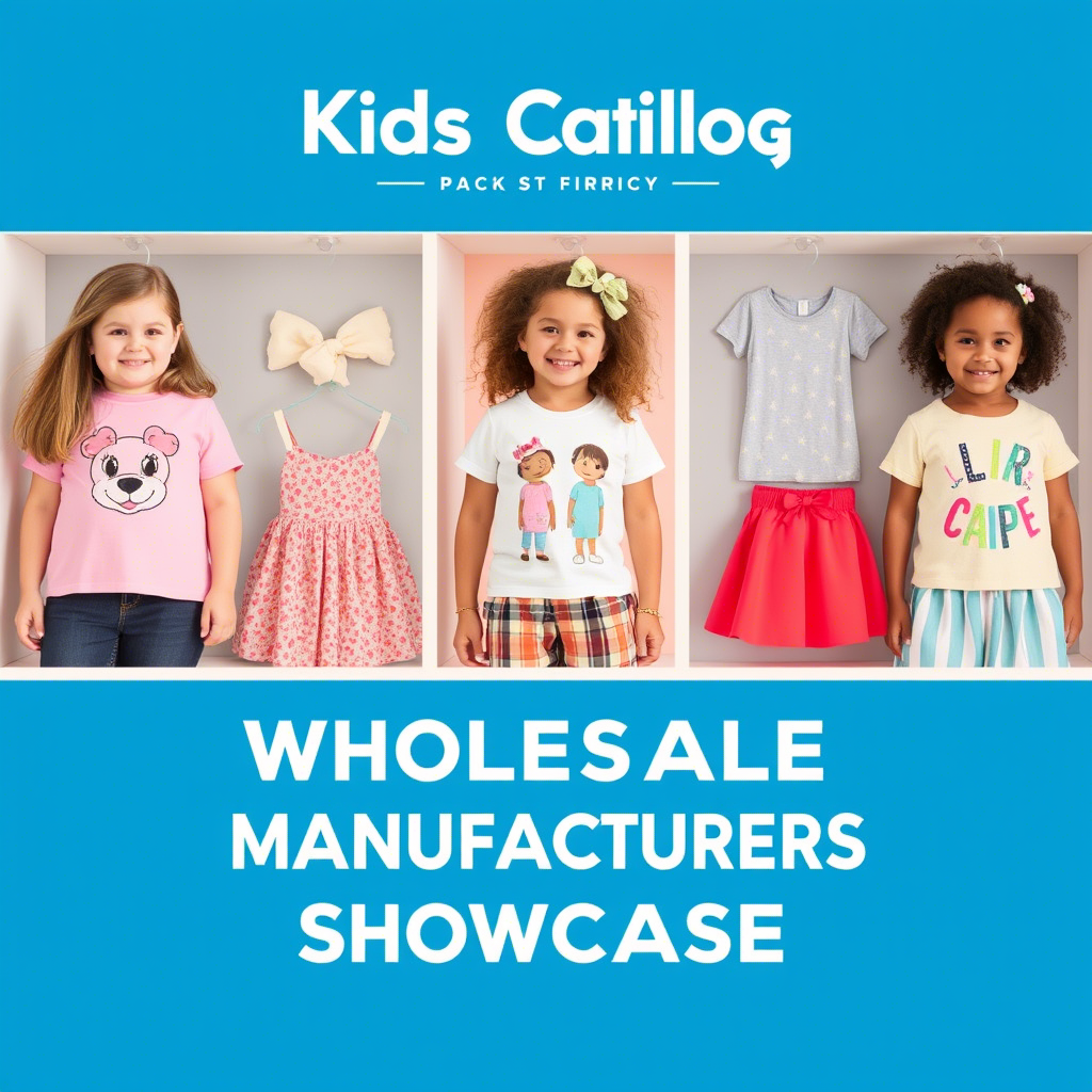 Wholesale kids clothing manufacturers’ product catalog showcase
