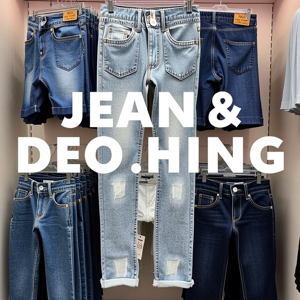Wholesale kids jeans and denim clothing supplier showcase