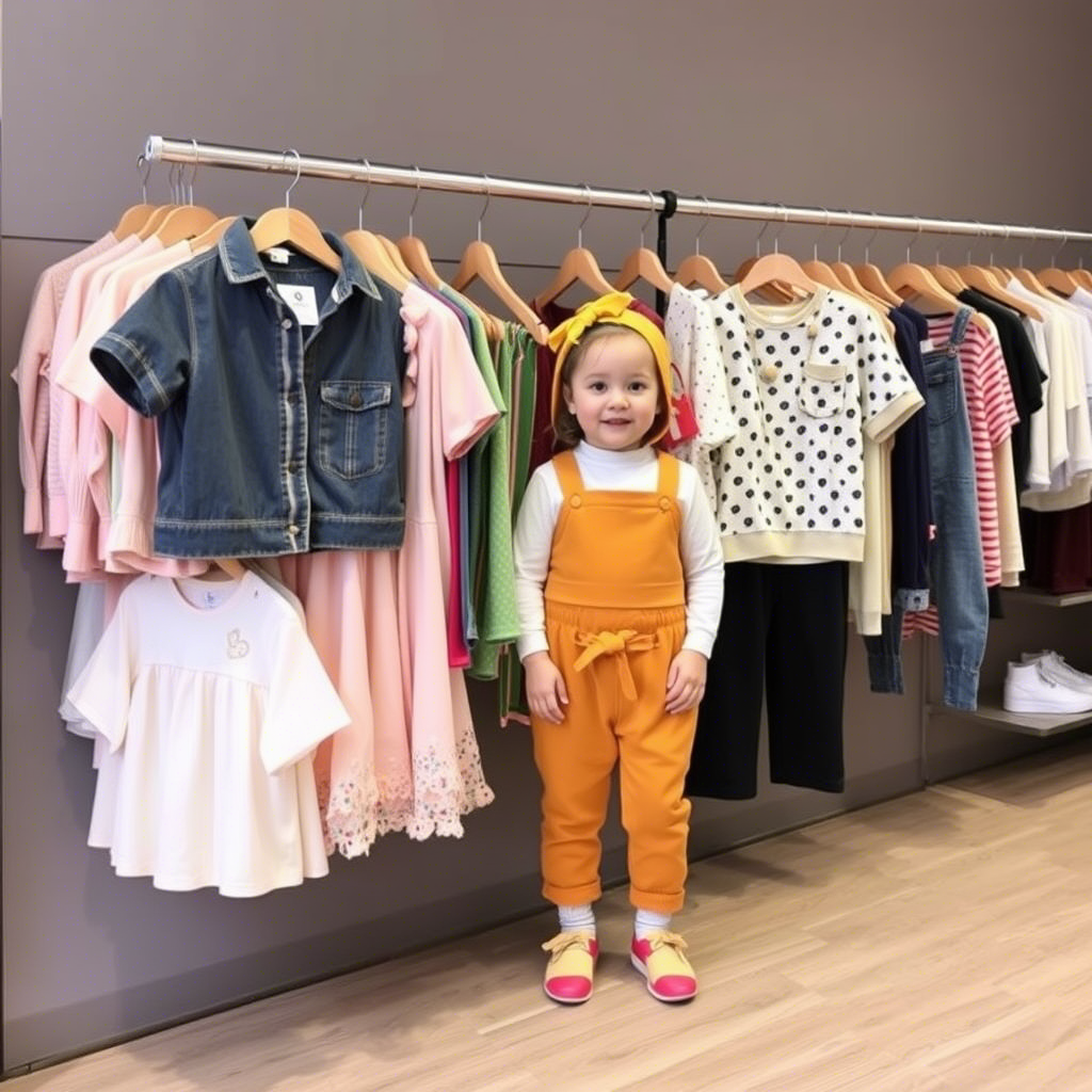 Wholesale toddler clothing shipment with various outfits