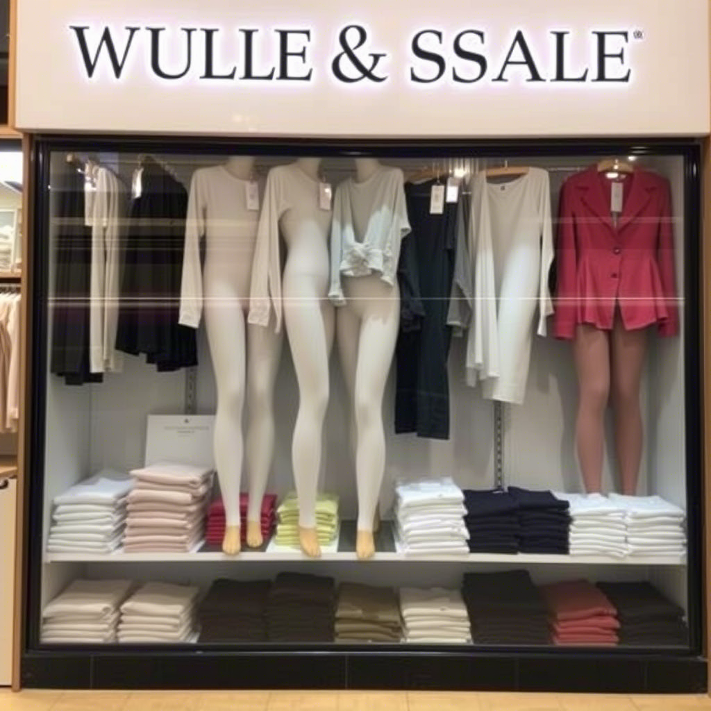 Women’s leggings fashion wholesale clothing supplier storefront display