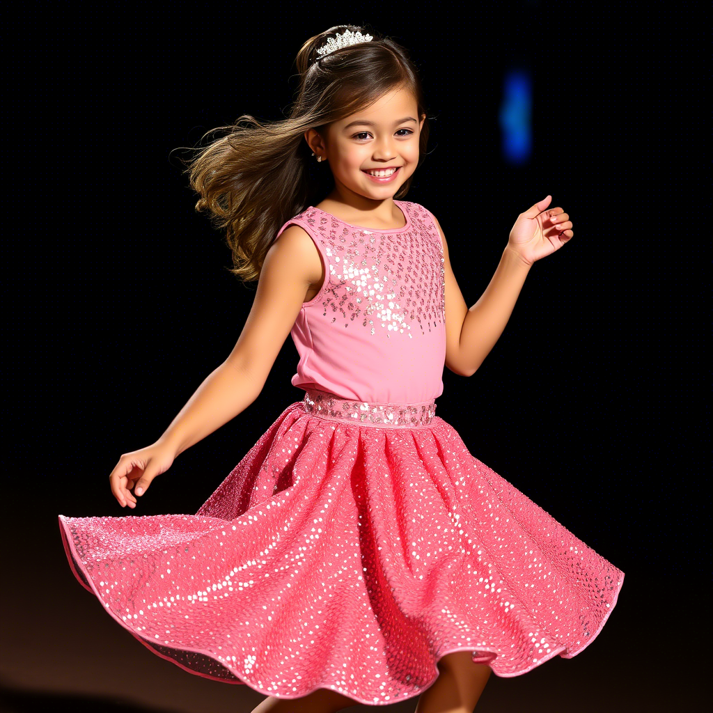 Girls Sequined Skirt Fashion Kids Wear