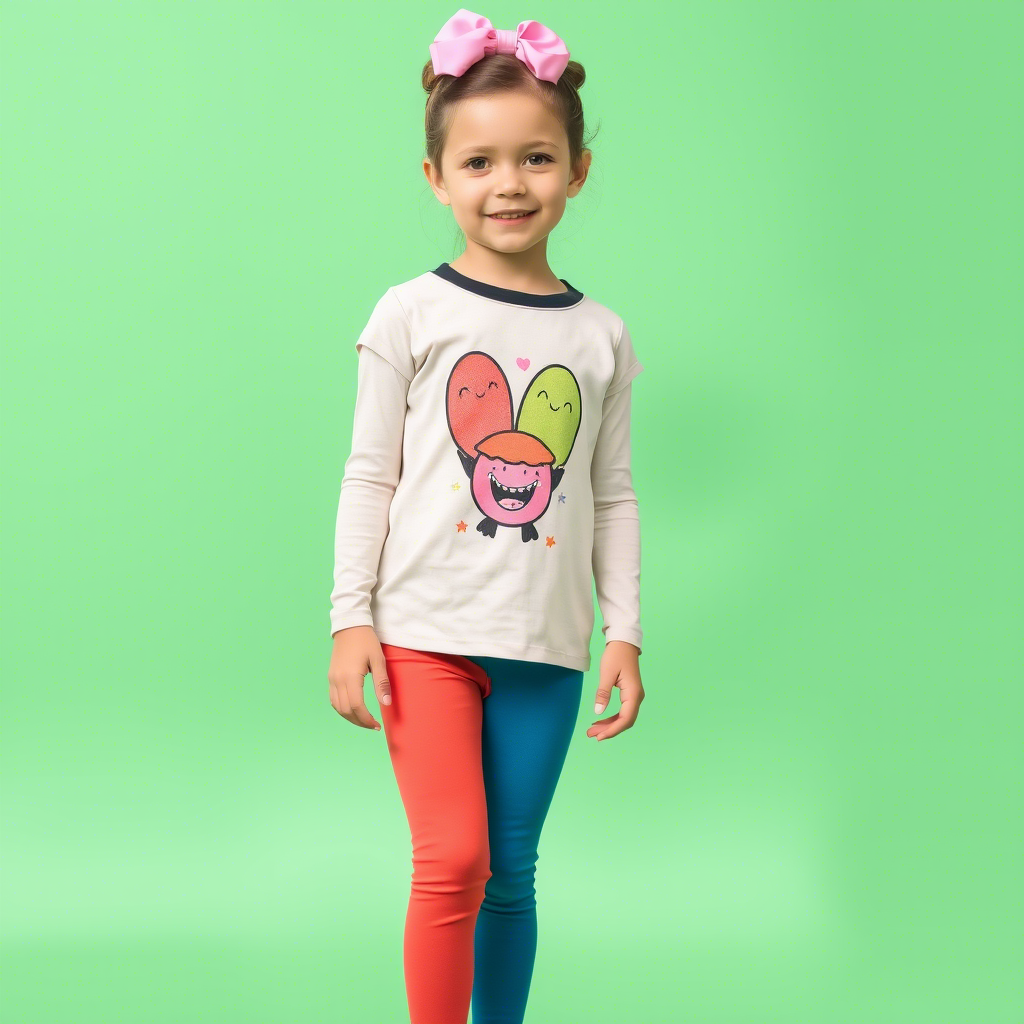 Girls Leggings and Tops for Kids Fashion