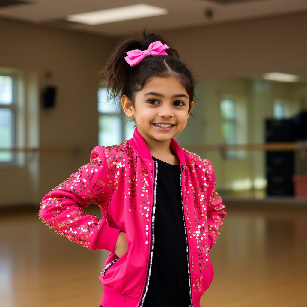 Girls Sequined Jackets for Kids Fashion